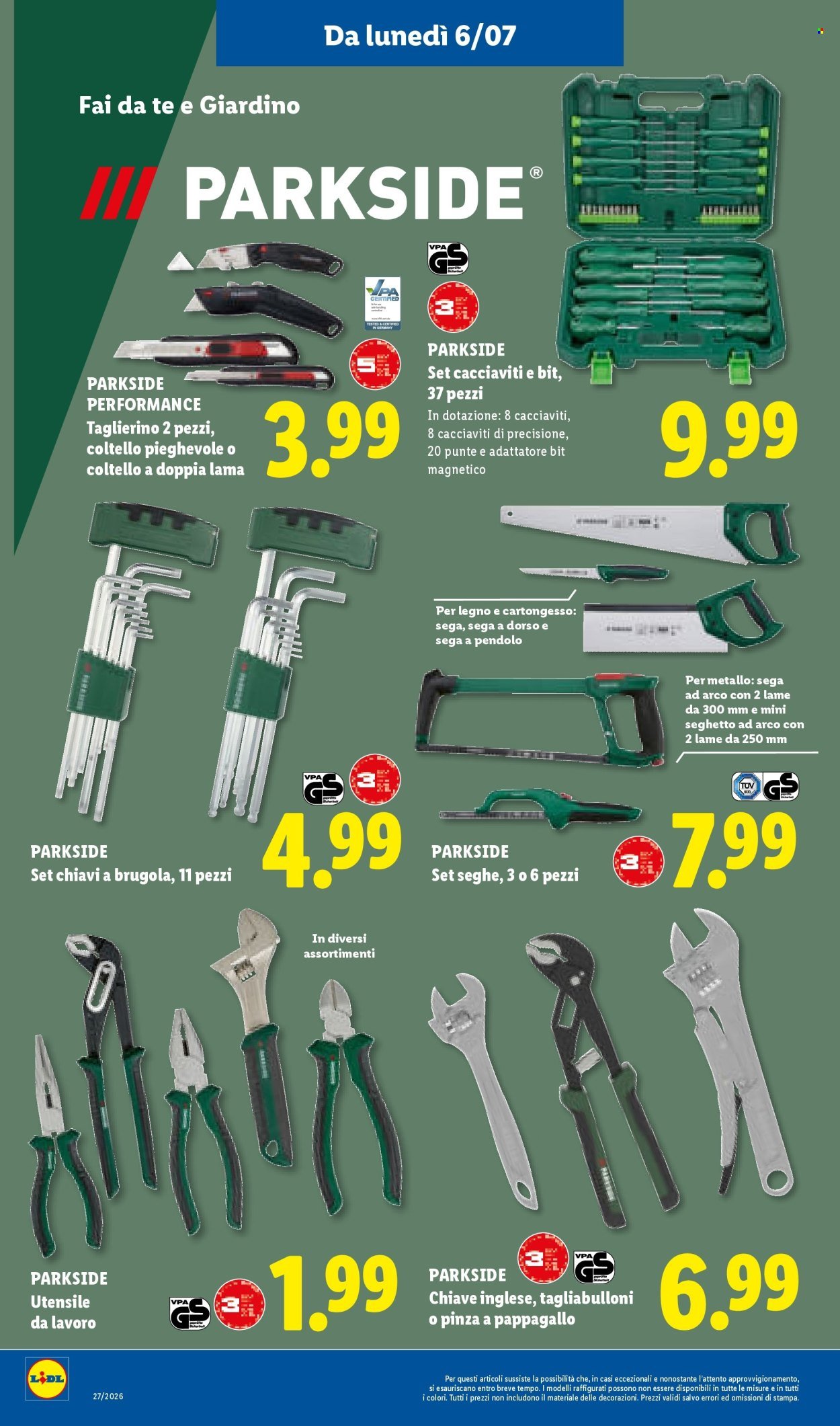 Volantino LIDL - L'estate del risparmio