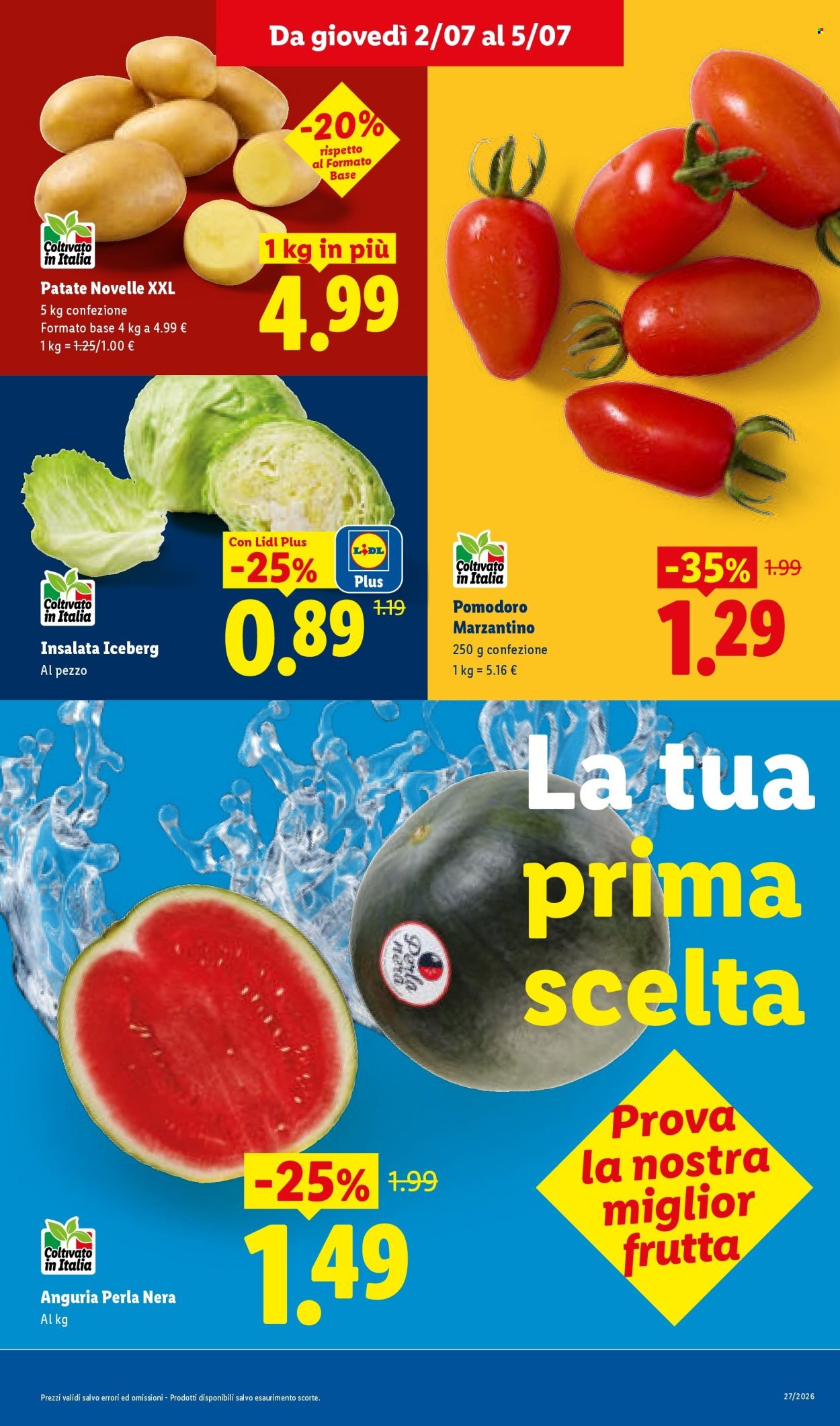 Volantino LIDL - L'estate del risparmio