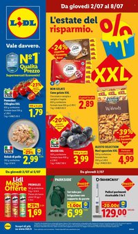 Volantino LIDL - L'estate del risparmio