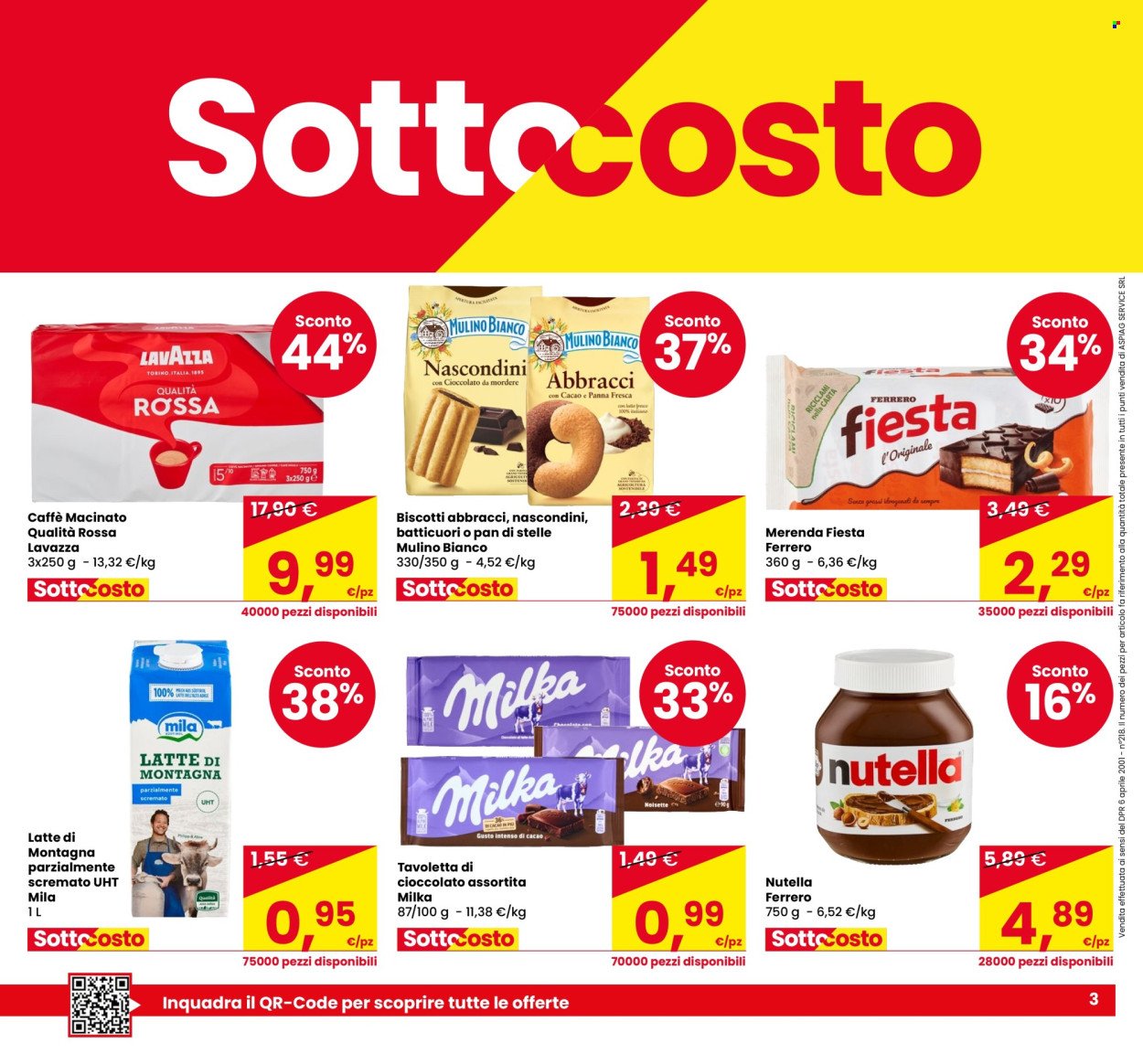Volantino EUROSPAR - Sottocosto
