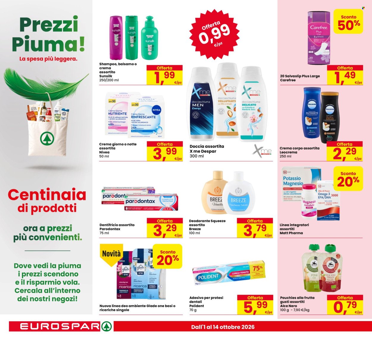 Volantino EUROSPAR - Sottocosto