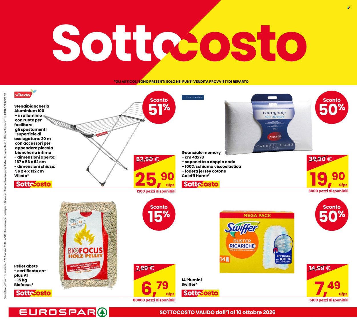 Volantino EUROSPAR - Sottocosto