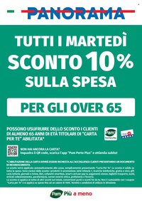 Offerta PANORAMA - Sconto 10% Anziani Over 65 Martedì compl (2026-03-25)