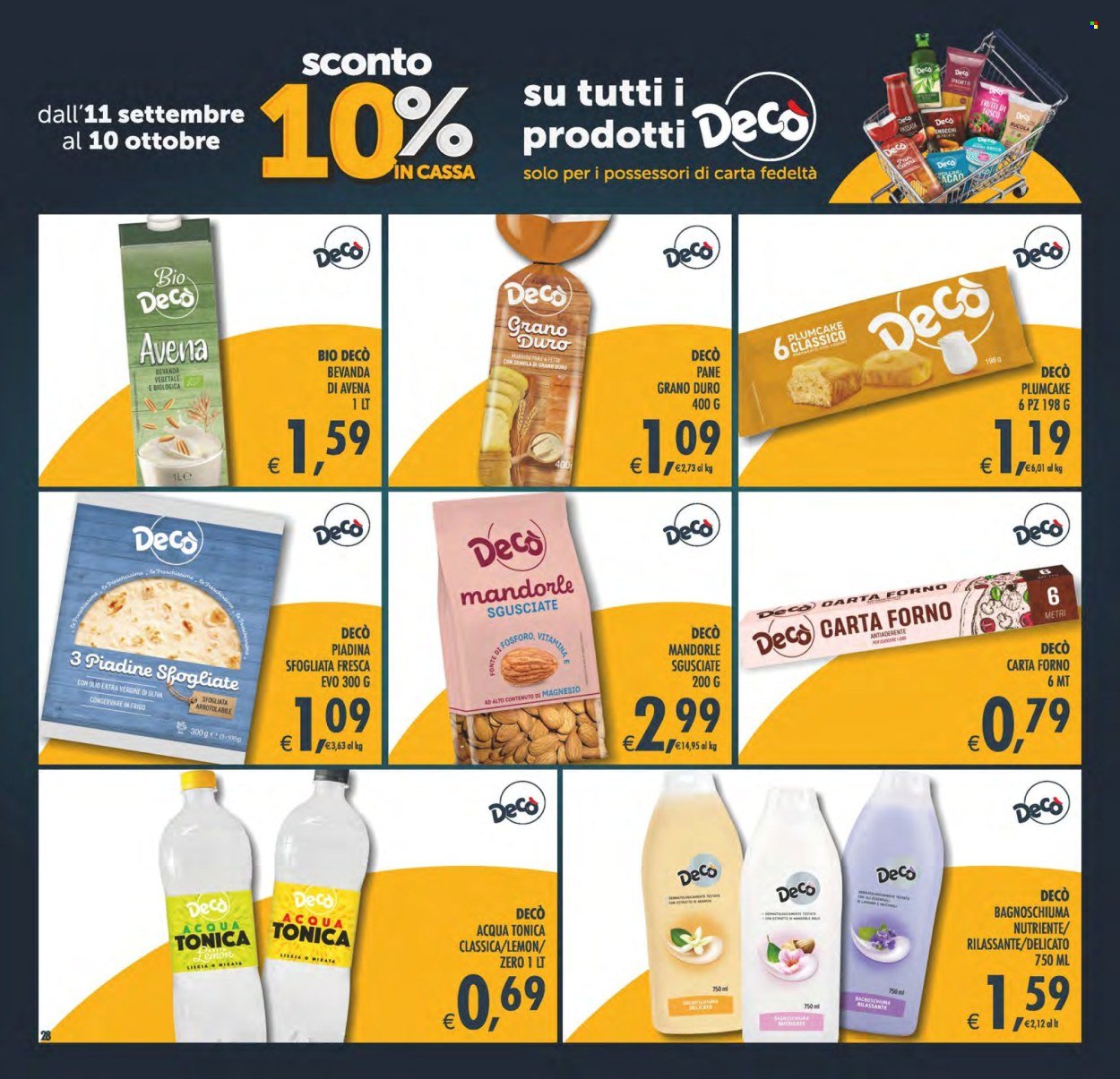 Volantino DECO - Da martedì 22 settembre 2026