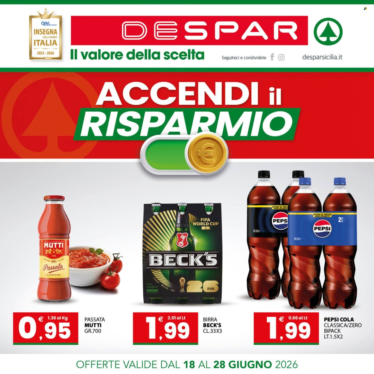 Volantino DESPAR - Da giovedì 18 2026