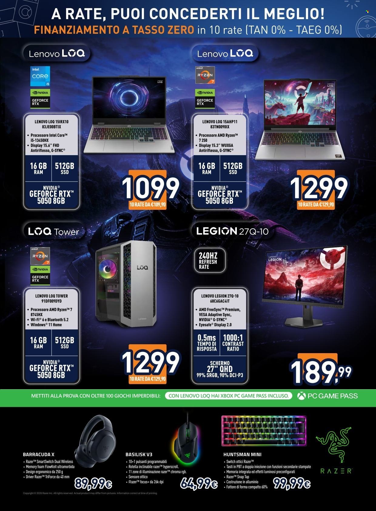 Volantino UNIEURO - Speciale Gaming