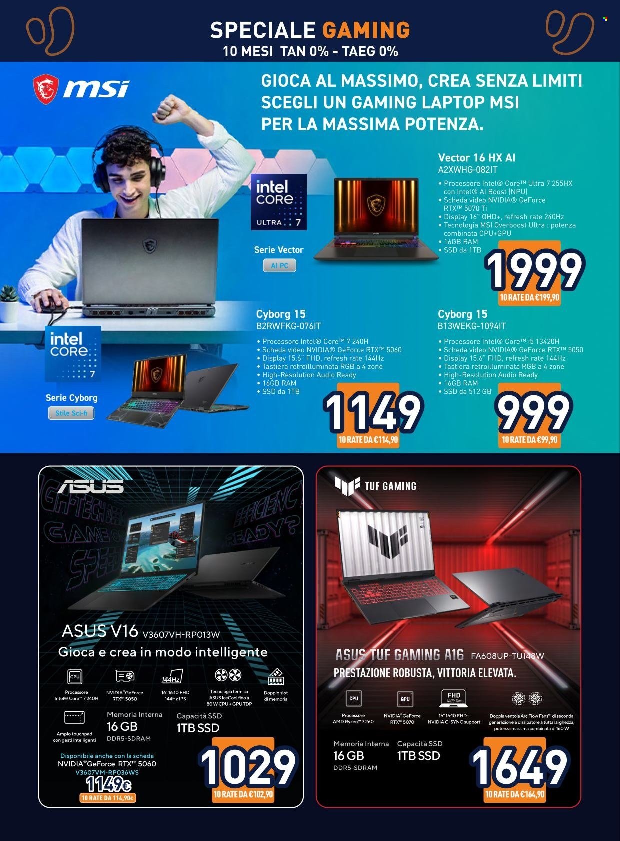 Volantino UNIEURO - Speciale Gaming
