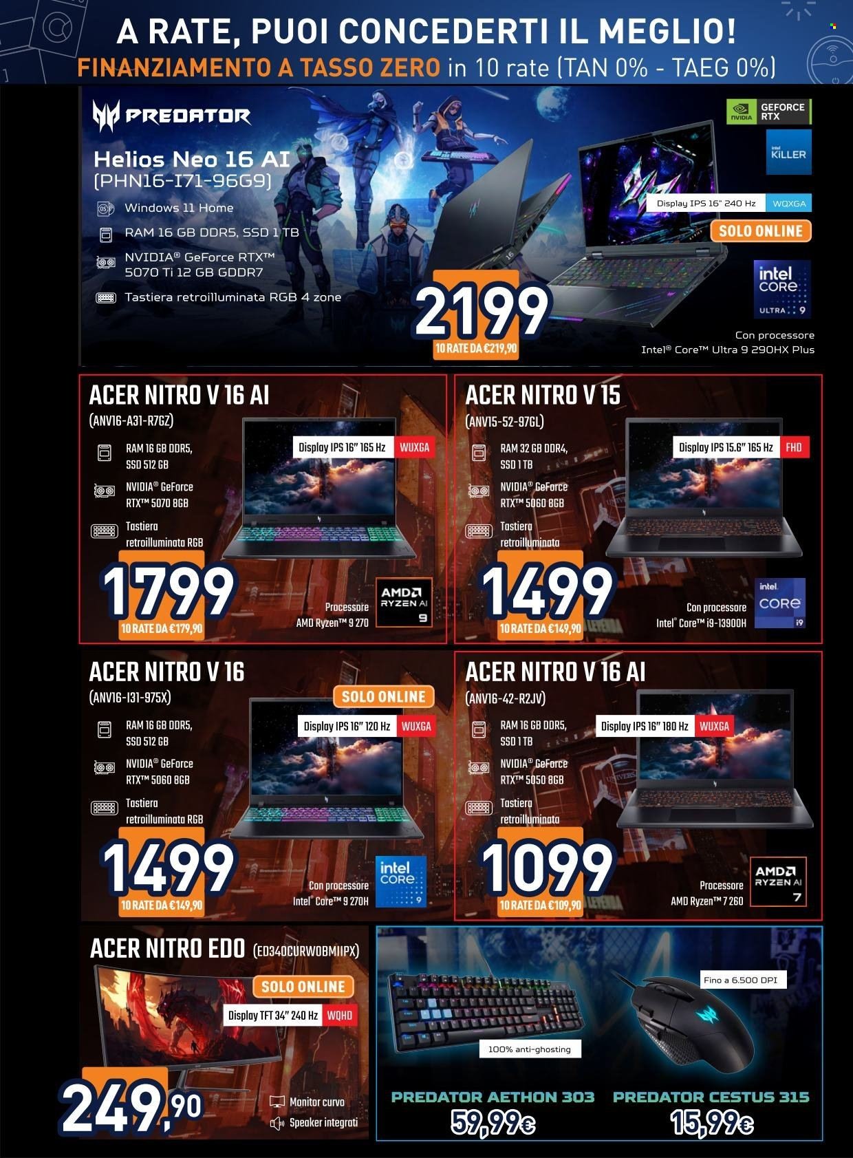 Volantino UNIEURO - Speciale Gaming