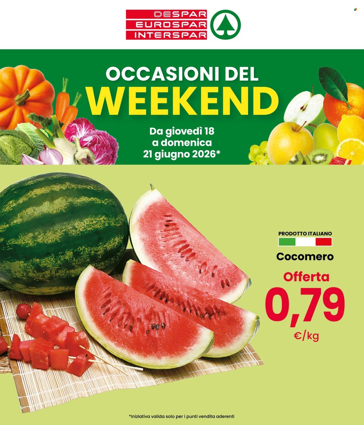 Volantino INTERSPAR - Fresche Occasioni