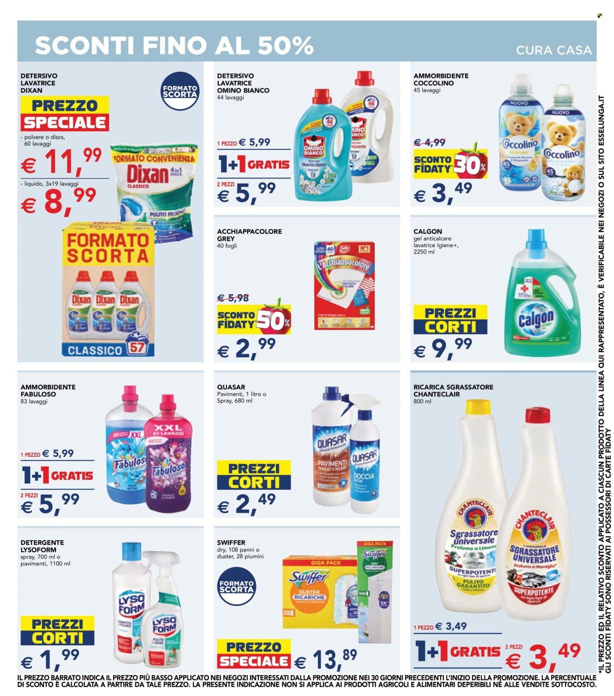 Volantino ESSELUNGA - Sconti fino al 50%