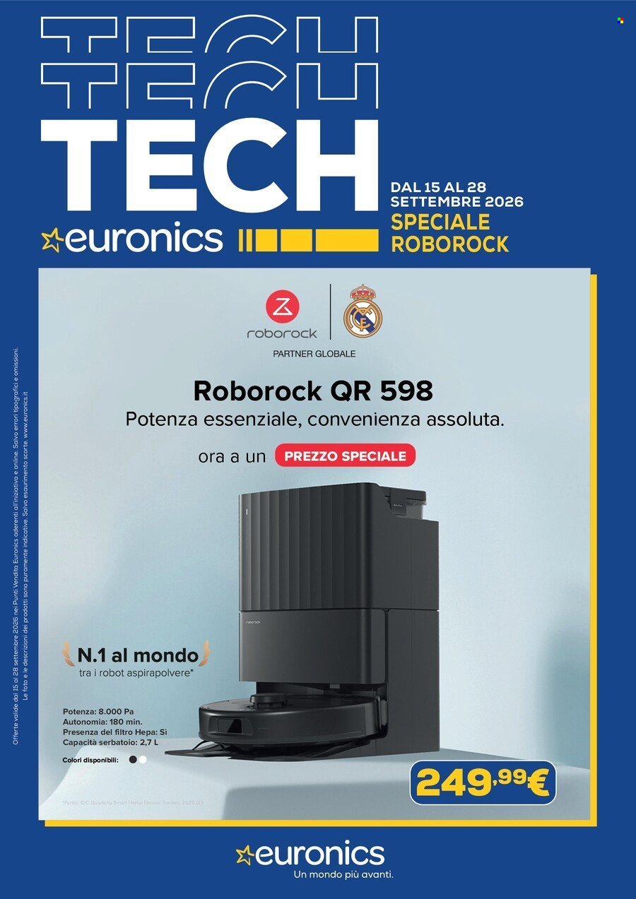 Volantino EURONICS - Speciale Roborock