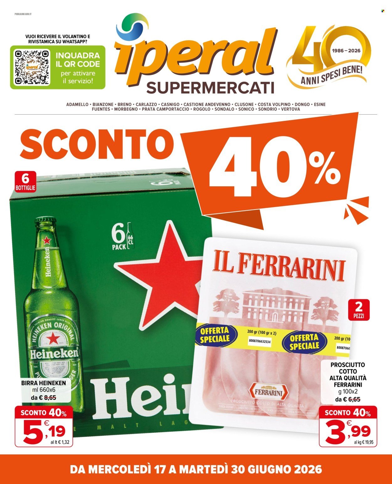 Volantino IPERAL - Sconto 40%