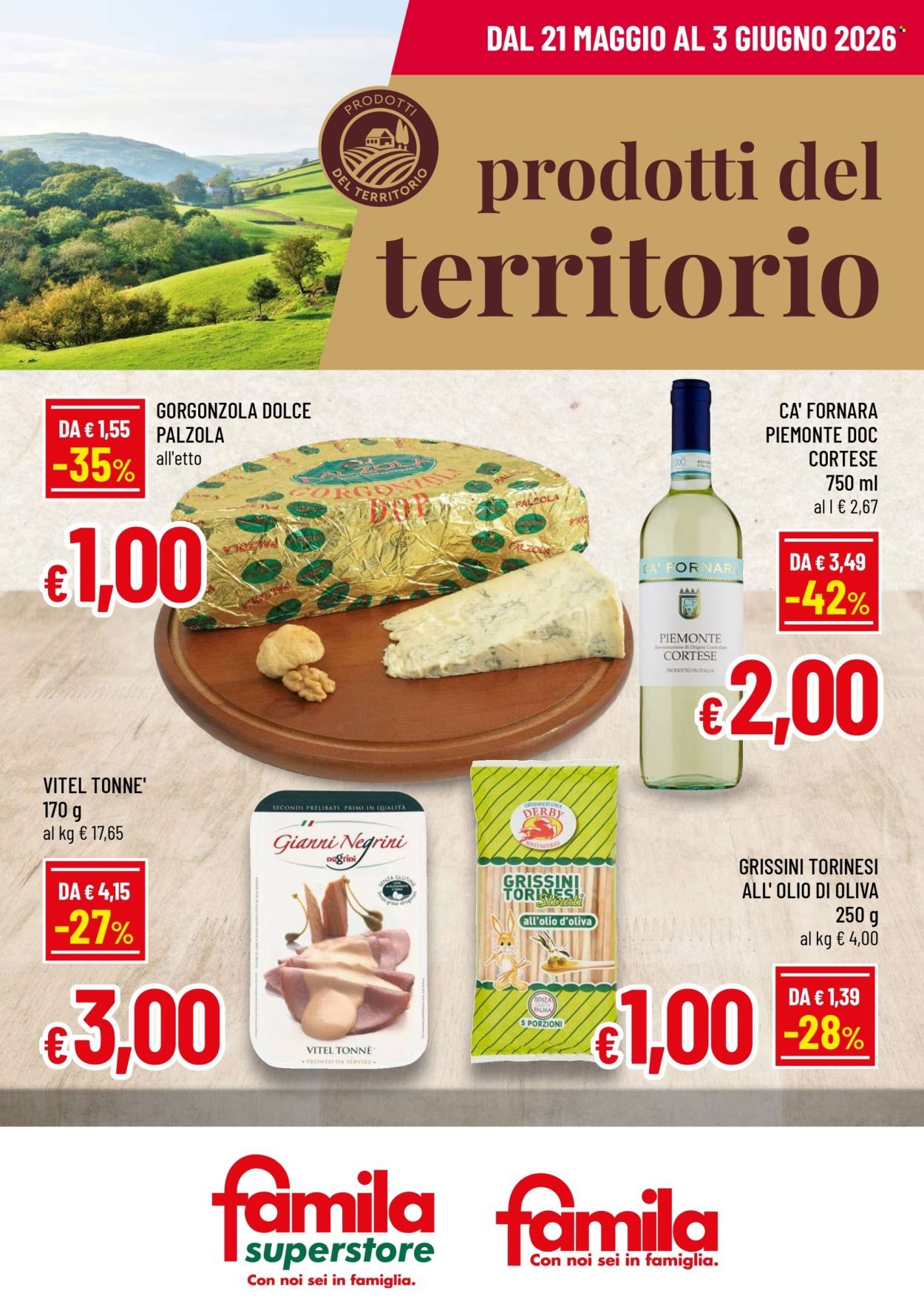 Volantino FAMILA - PRODOTTI DEL TERRITORIO (2026-05-21 - 2026-06-03)