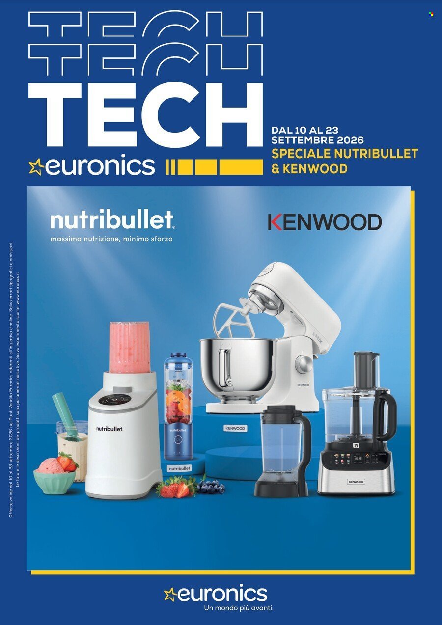 Volantino EURONICS - Speciale Kenwood