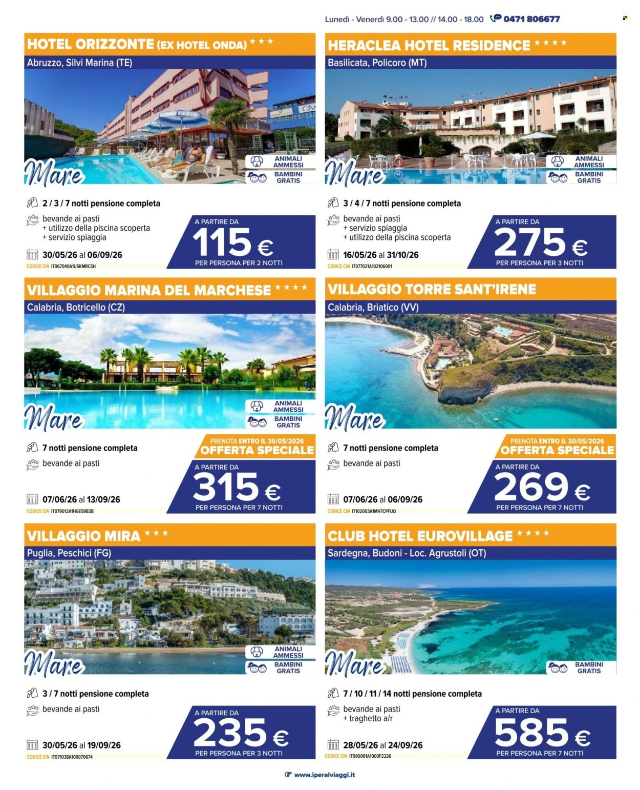 Volantino IPERAL - Viaggi (2026-05-06 - 2026-06-03)