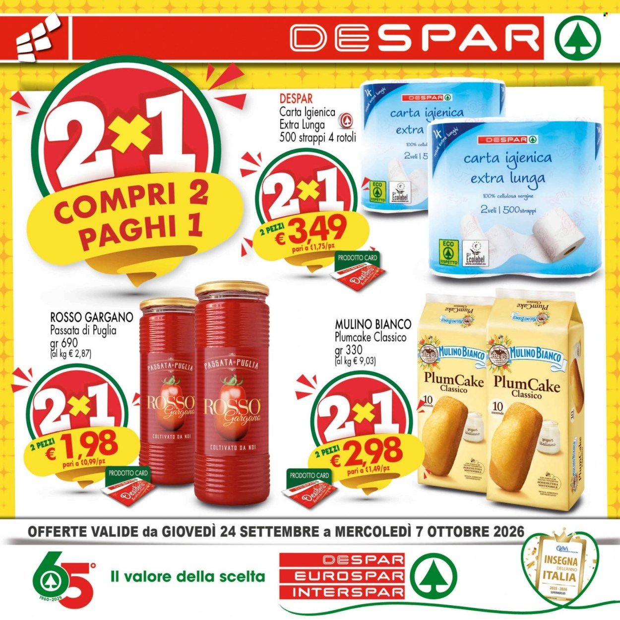 Volantino DESPAR - Da giovedì 24 settembre 2026