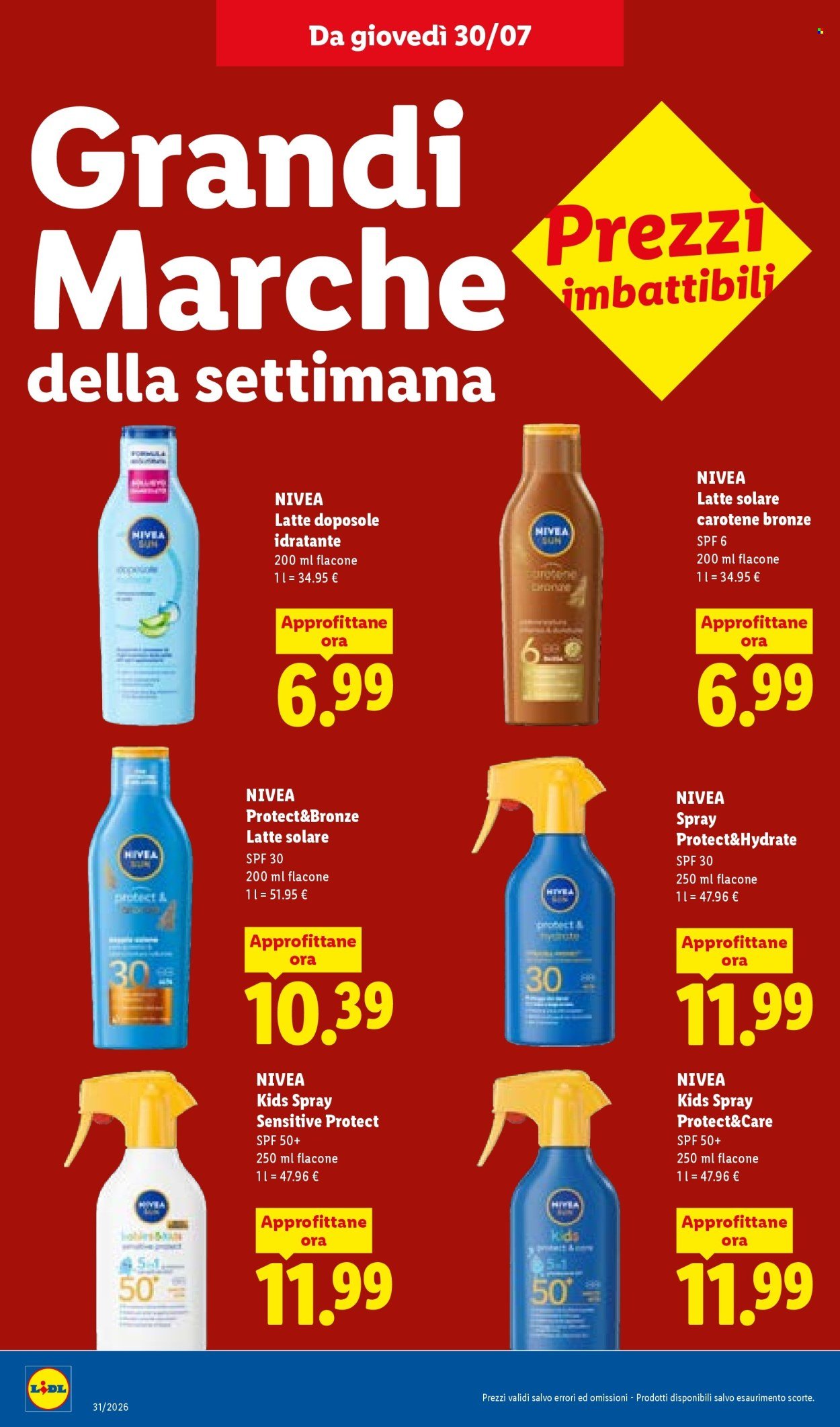 Volantino LIDL - L'estate del risparmio