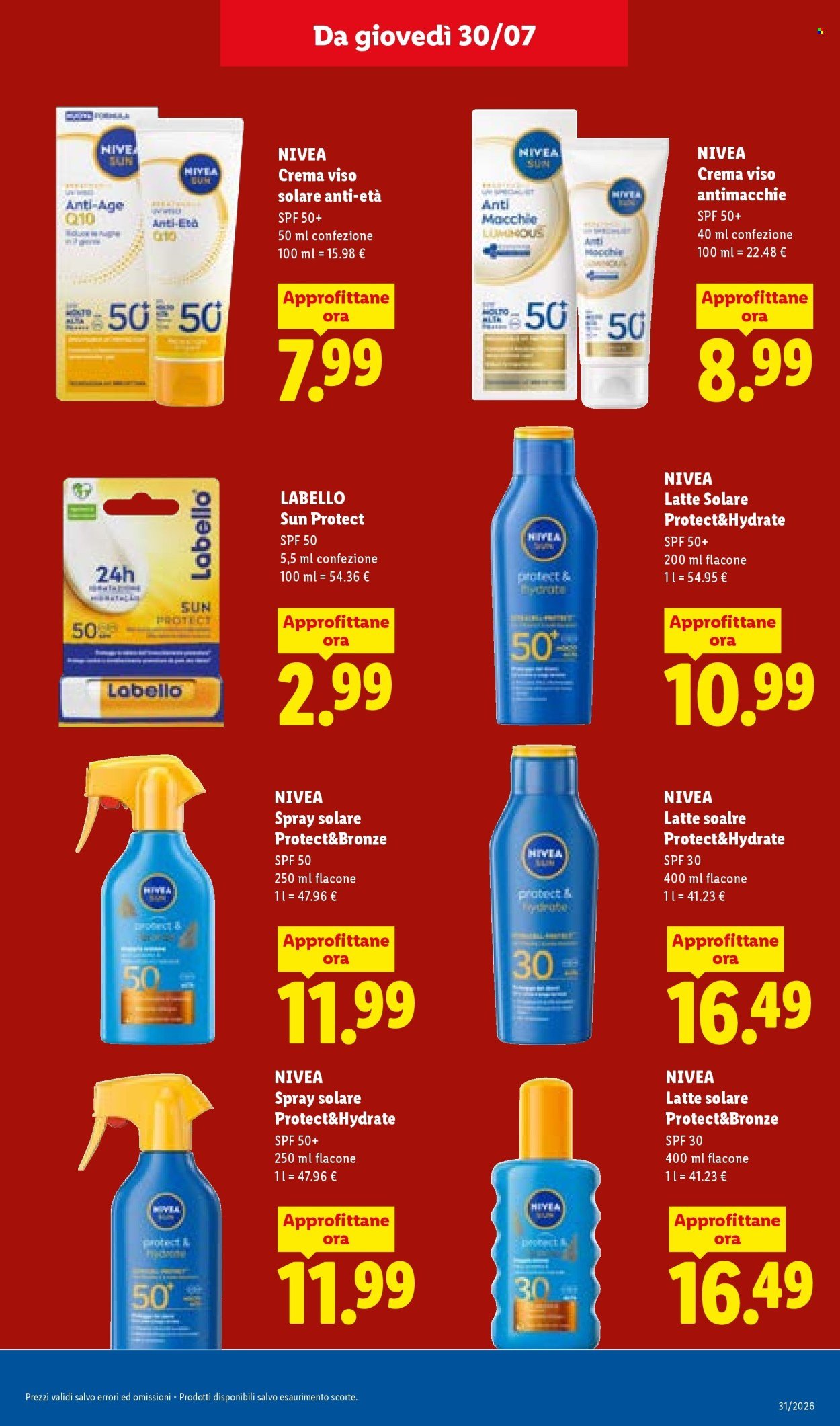 Volantino LIDL - L'estate del risparmio