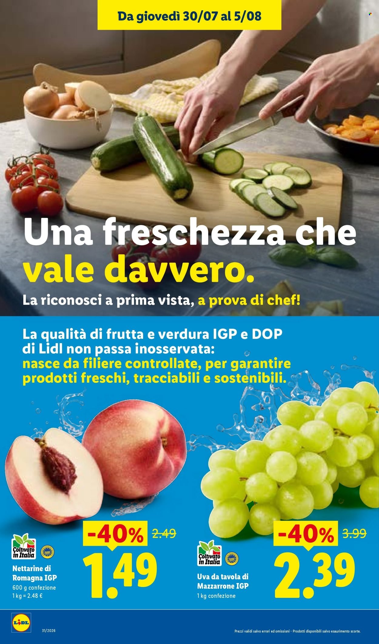 Volantino LIDL - L'estate del risparmio