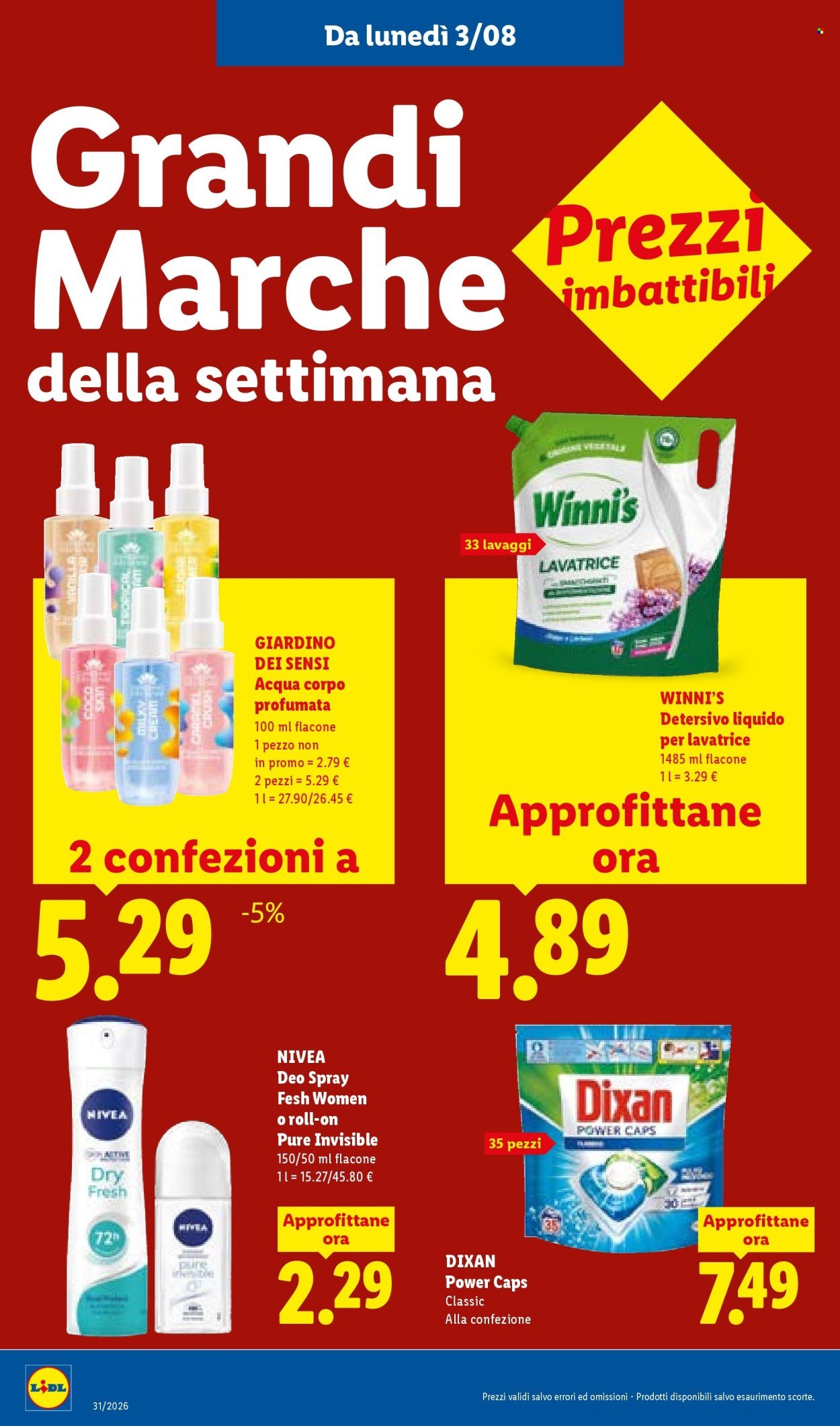 Volantino LIDL - L'estate del risparmio