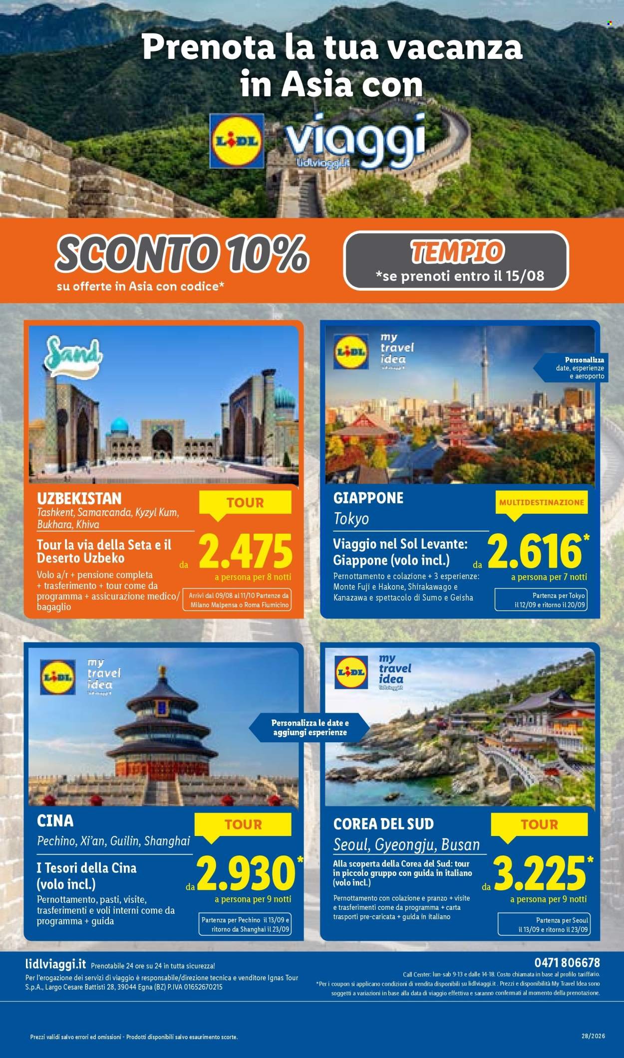 Volantino LIDL - L'estate del risparmio