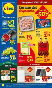 Volantino LIDL - L'estate del risparmio