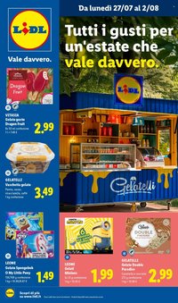 Volantino LIDL - Tutti i gusti dell'estate