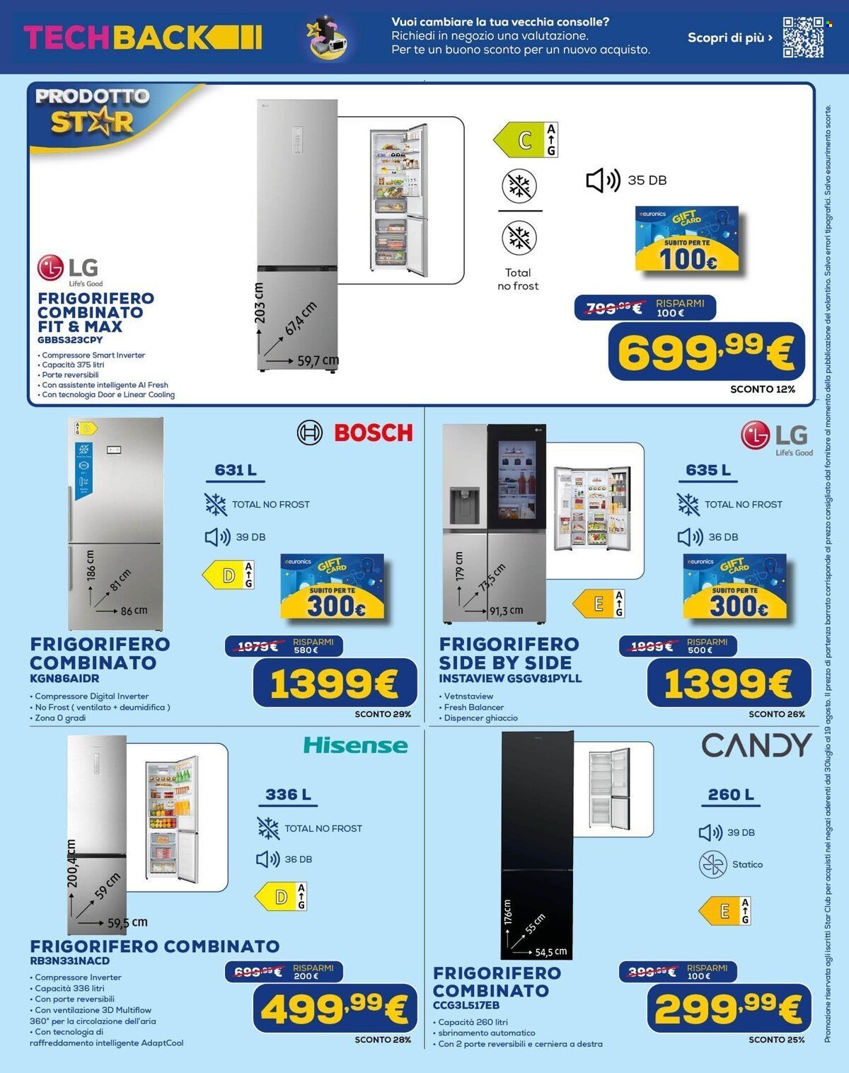 Volantino EURONICS - StarDays Speciale Gift Card