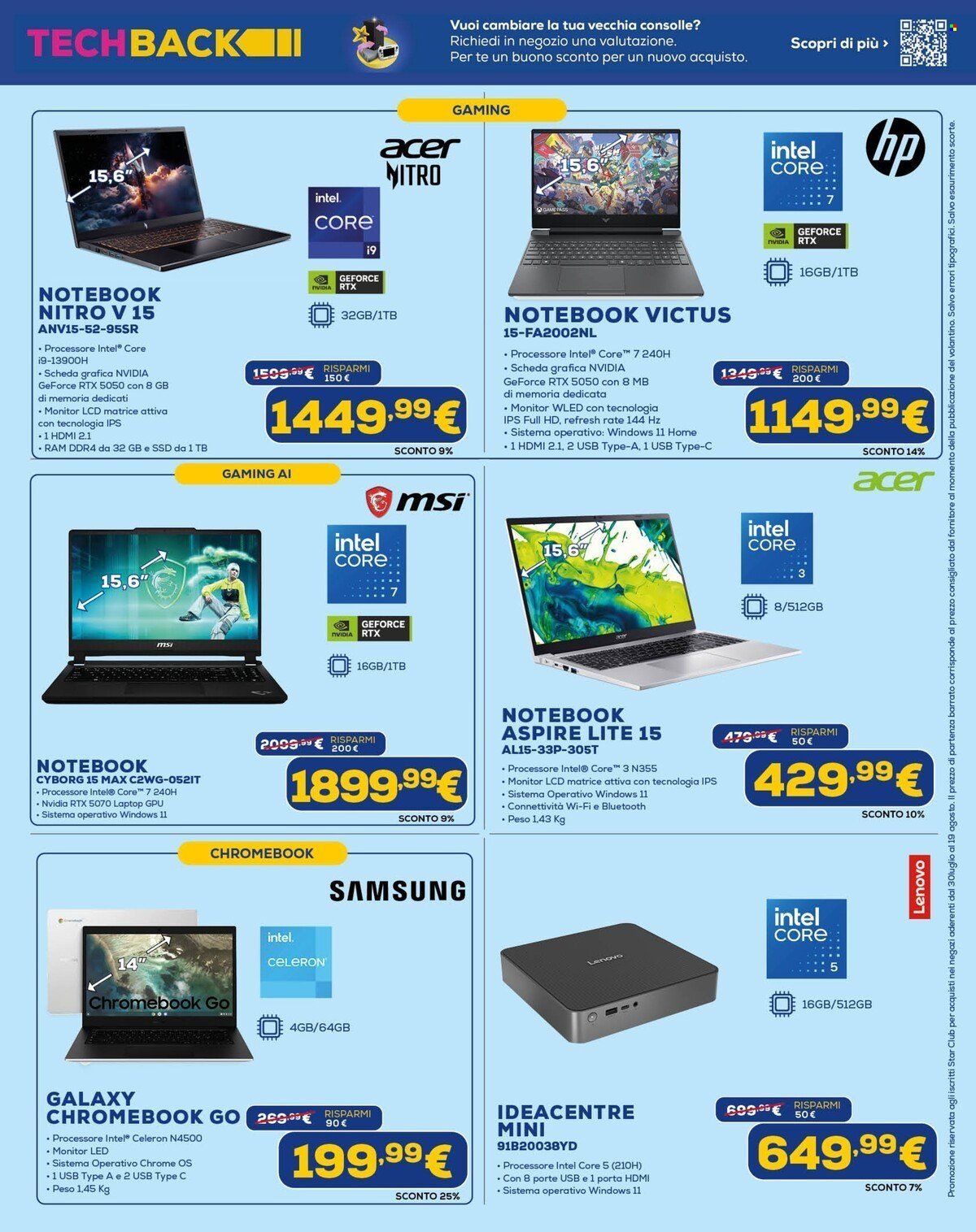 Volantino EURONICS - StarDays Speciale Gift Card
