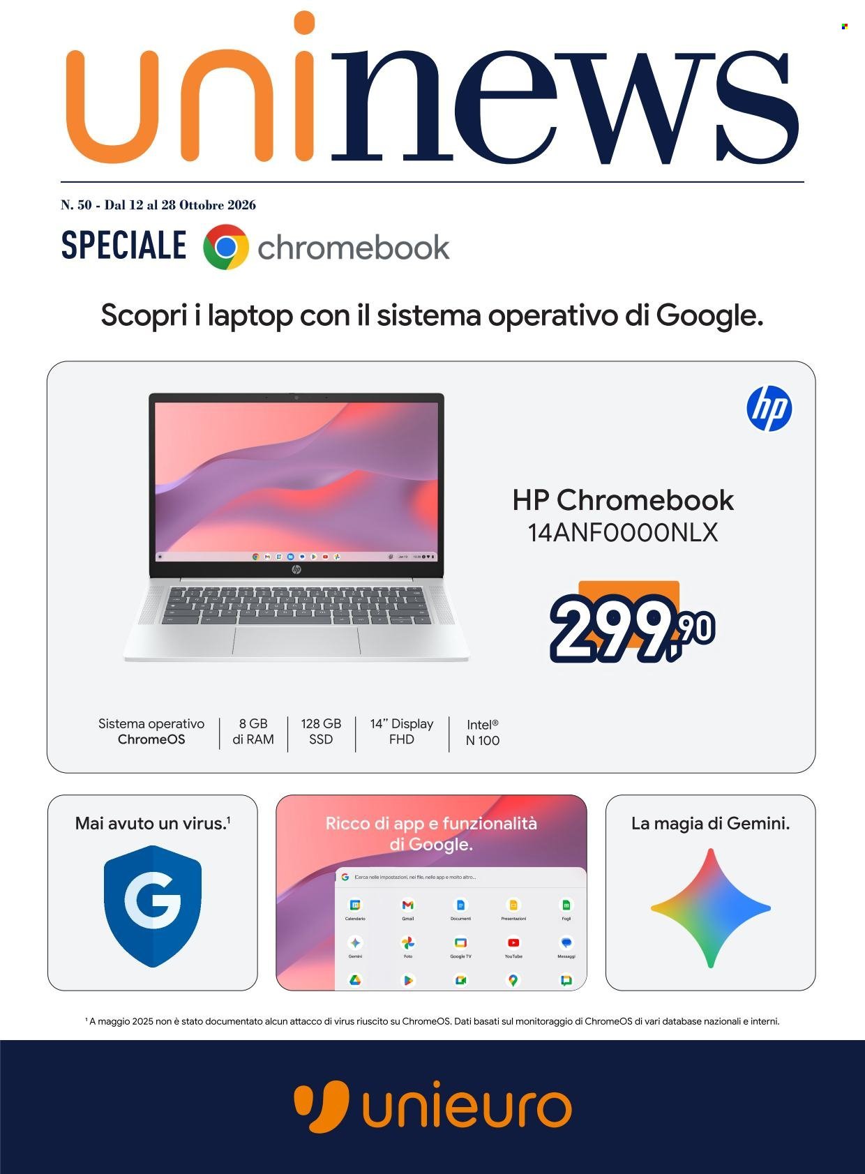 Volantino UNIEURO - Speciale Chromebook