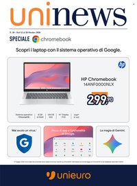 Volantino UNIEURO - Speciale Chromebook