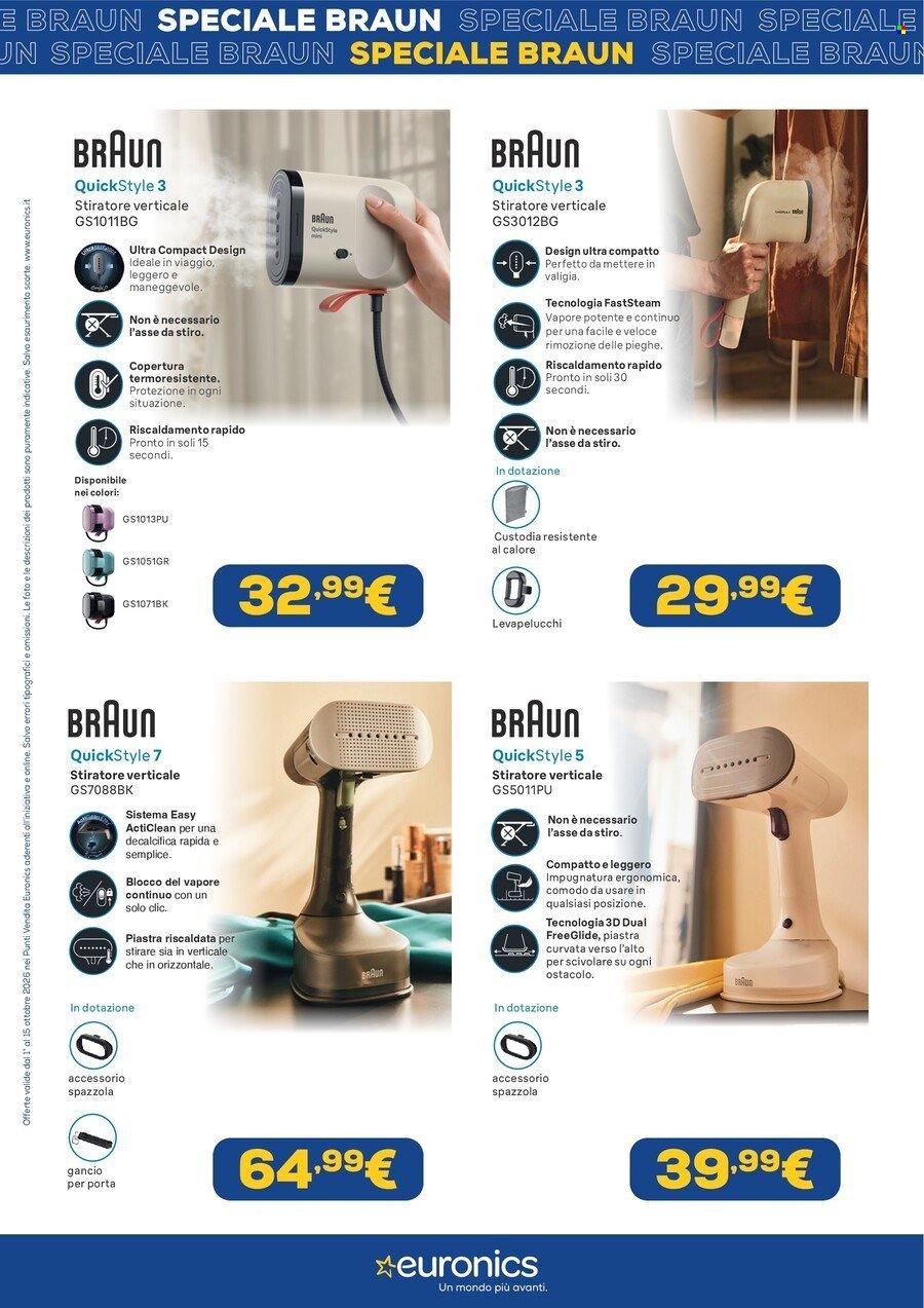 Volantino EURONICS - Speciale Braun