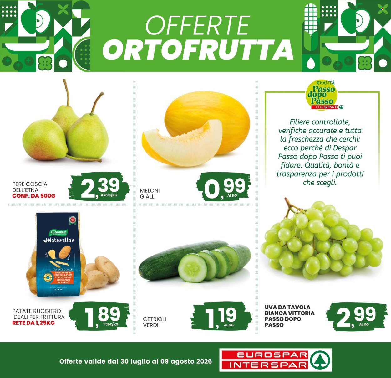 Volantino INTERSPAR - Da giovedì 30 luglio 2026