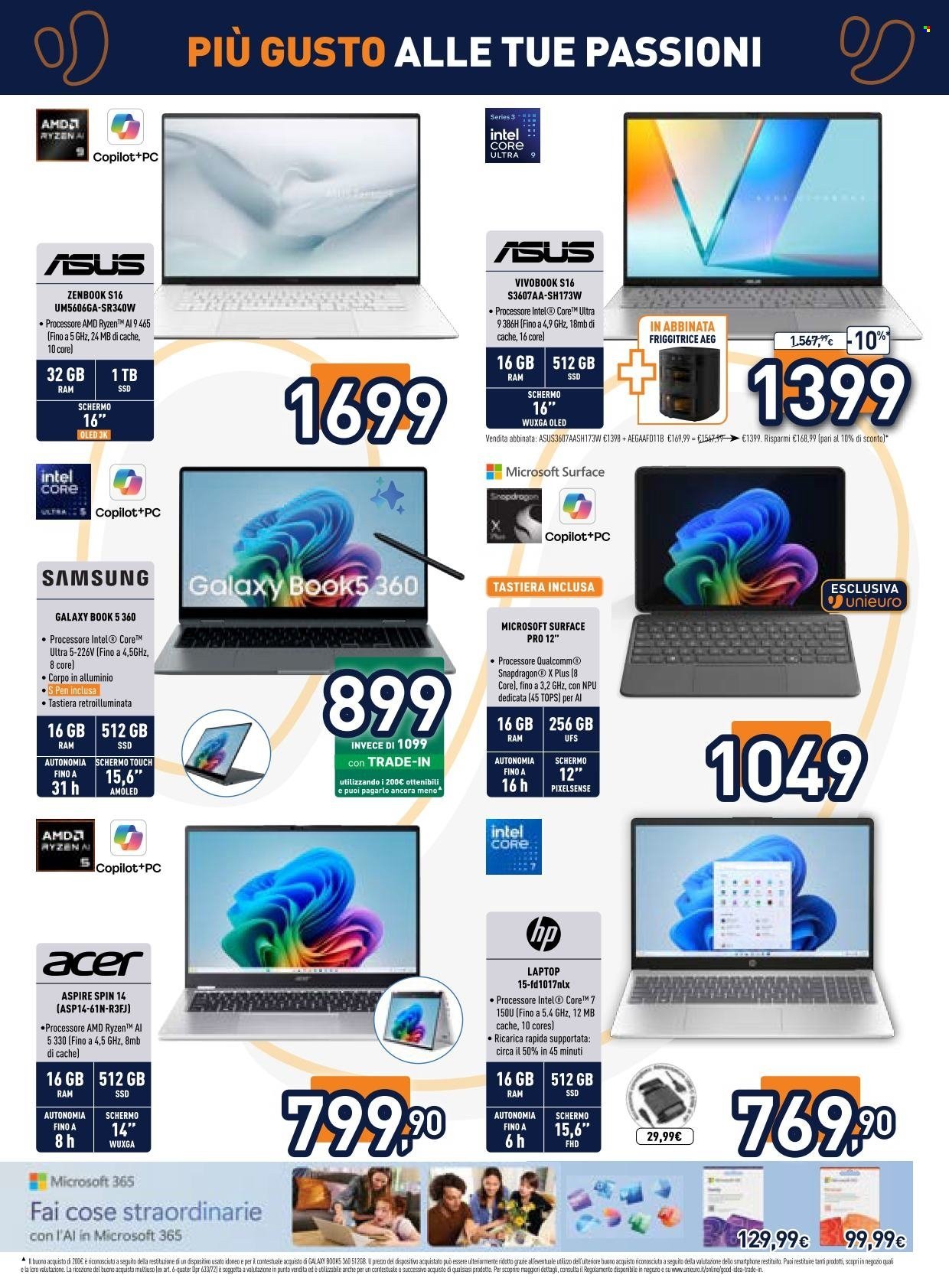 Volantino UNIEURO - Più gusto alle tue passioni