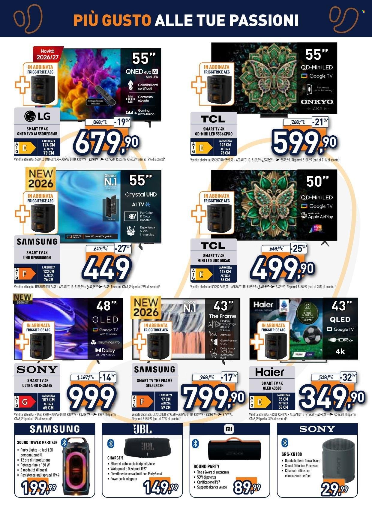 Volantino UNIEURO - Più gusto alle tue passioni