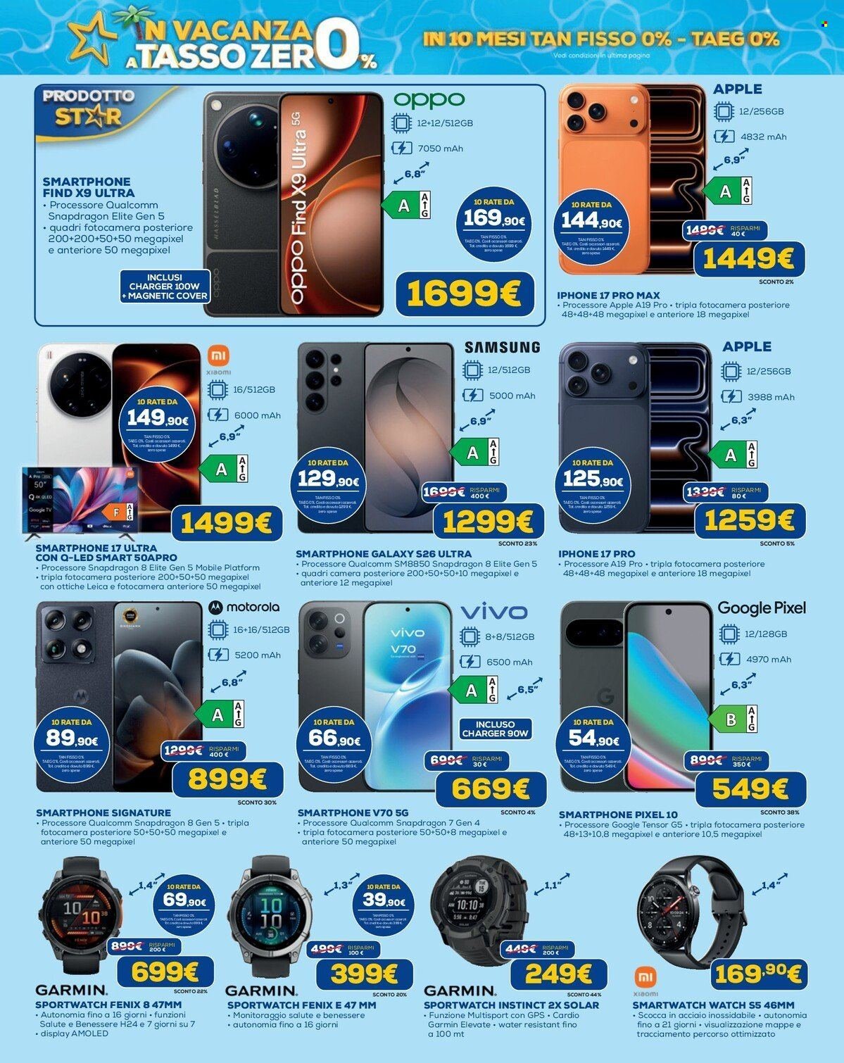 Volantino EURONICS - In Vacanza a Tasso Zero