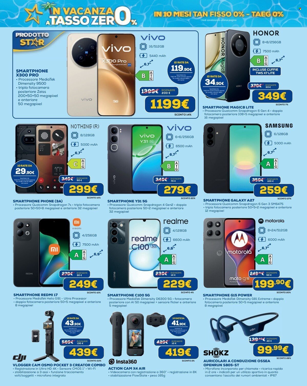 Volantino EURONICS - In Vacanza a Tasso Zero