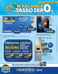 Volantino EURONICS - In Vacanza a Tasso Zero