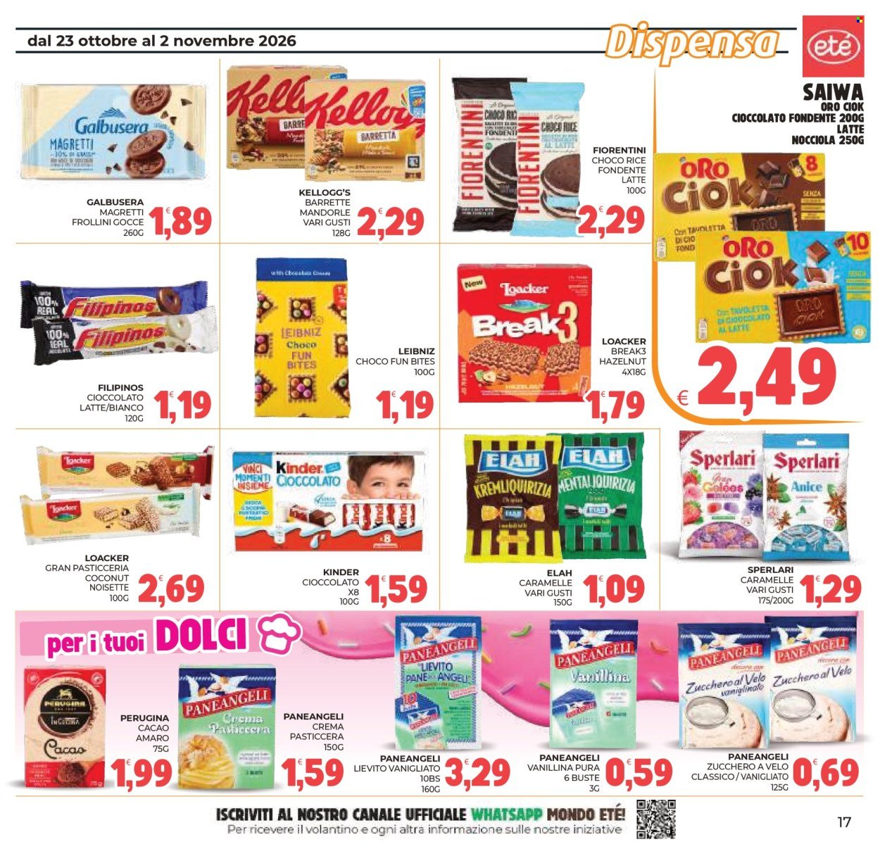 Volantino ETÉ - Da venerdì 23 ottobre 2026
