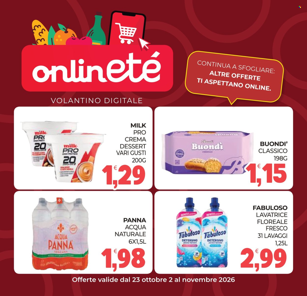 Volantino ETÉ - Da venerdì 23 ottobre 2026
