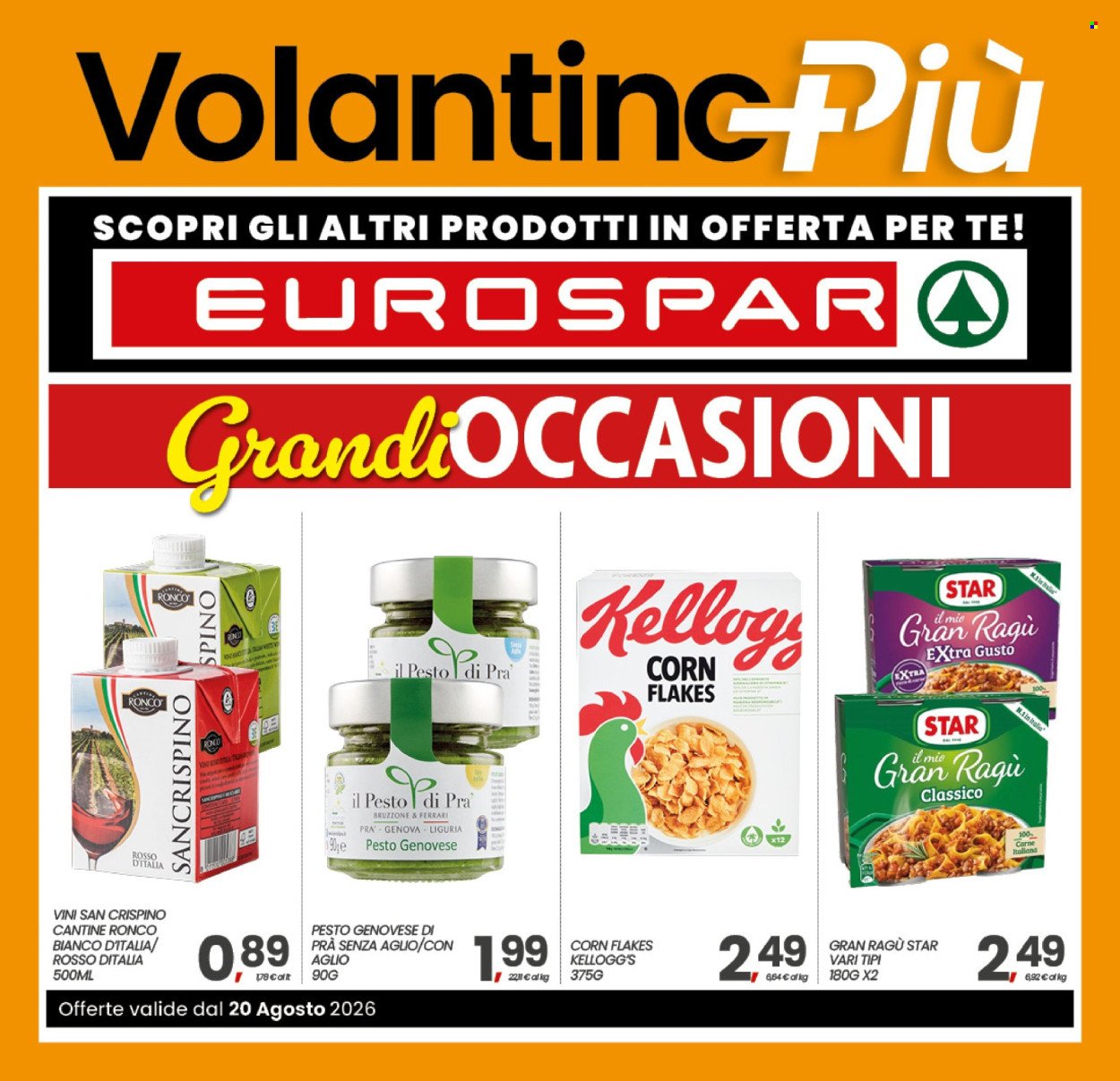 Volantino EUROSPAR - Da giovedì 20 2026