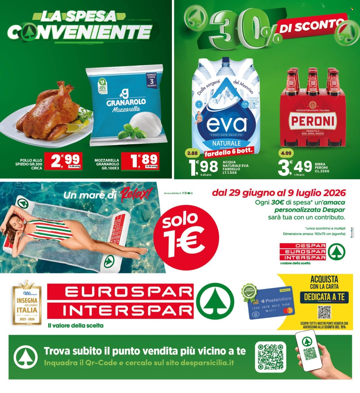 Volantino EUROSPAR - Da lunedì 29 giugno 2026