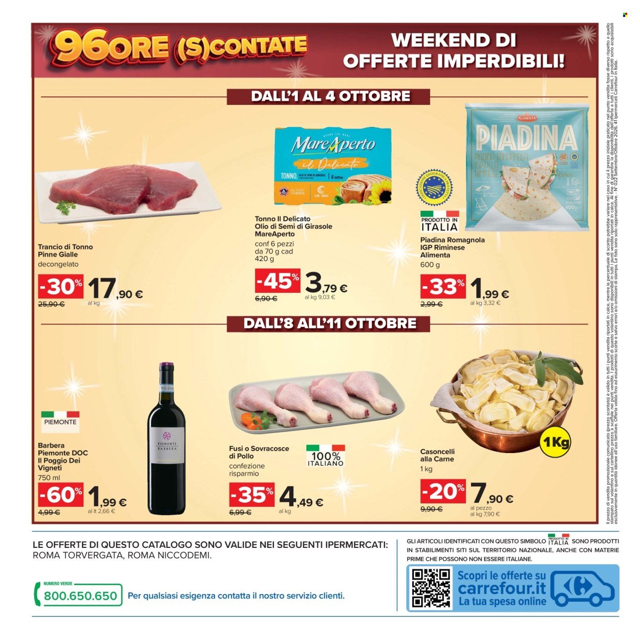 Volantino CARREFOUR - Da martedì 29 settembre 2026