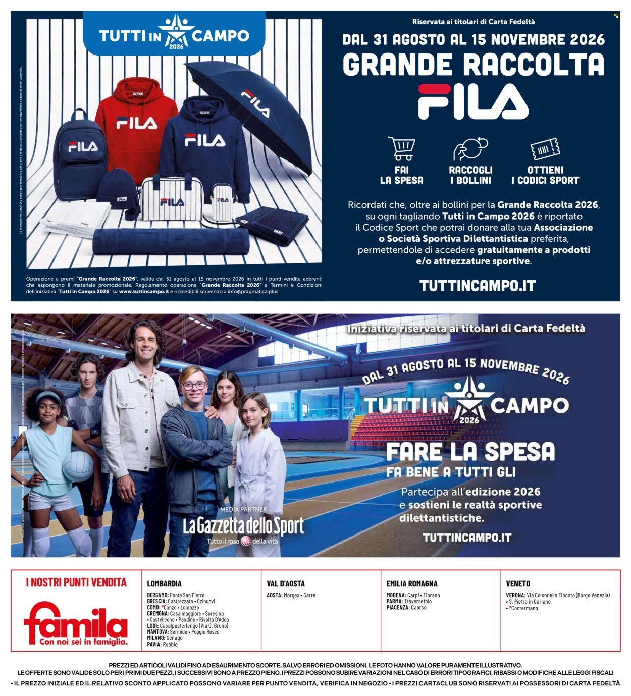 Volantino FAMILA - FAMILISSIMI - SCONTI FINO AL 50%