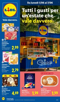 Volantino LIDL - Tutti i gusti dell'estate