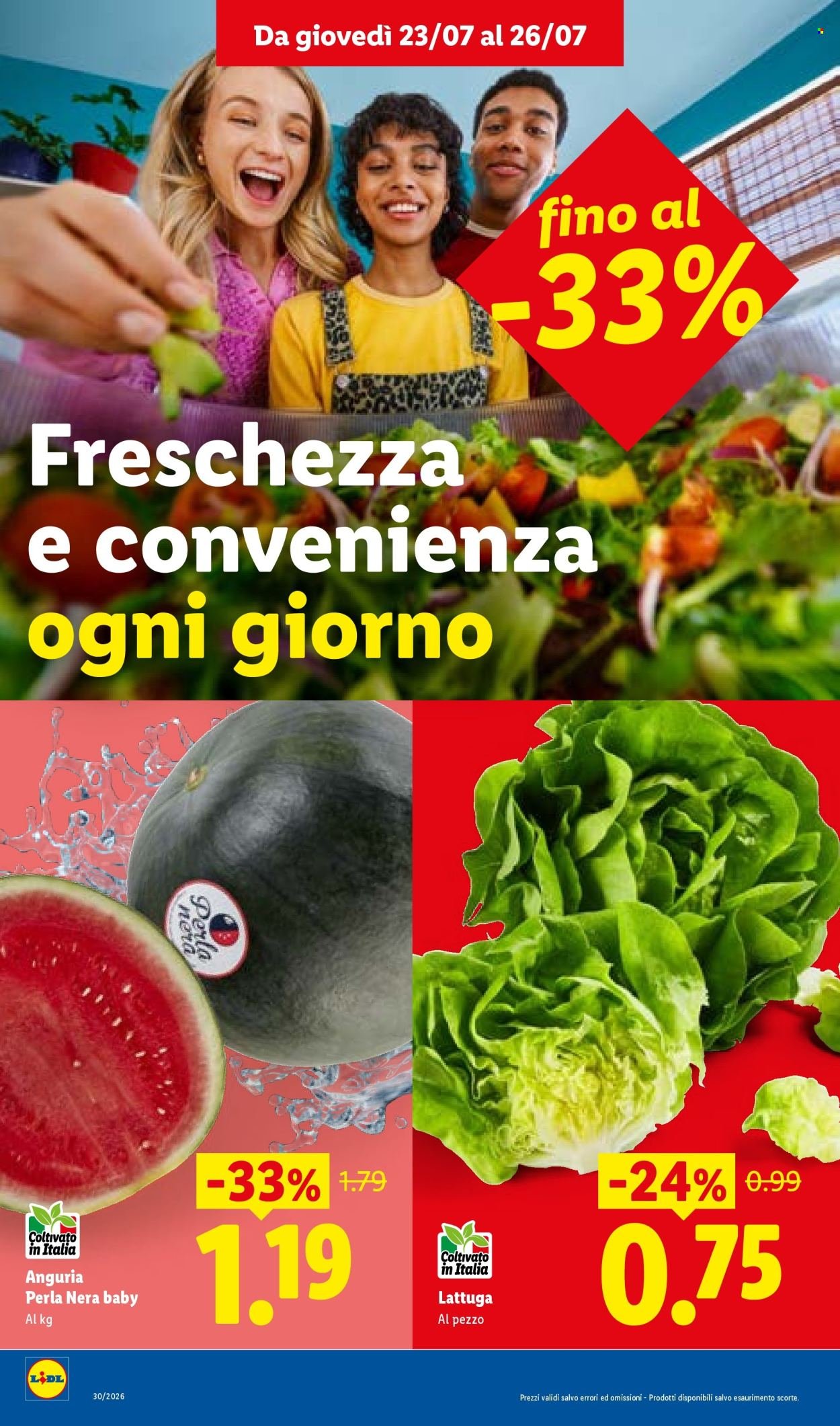 Volantino LIDL - L'estate del risparmio