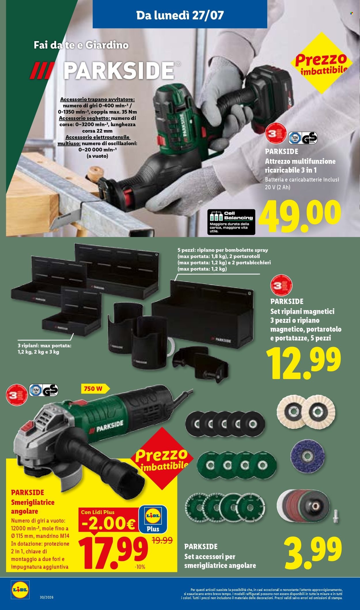 Volantino LIDL - L'estate del risparmio