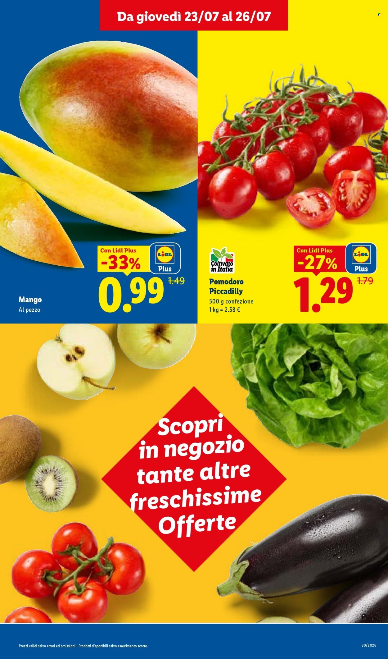 Volantino LIDL - L'estate del risparmio