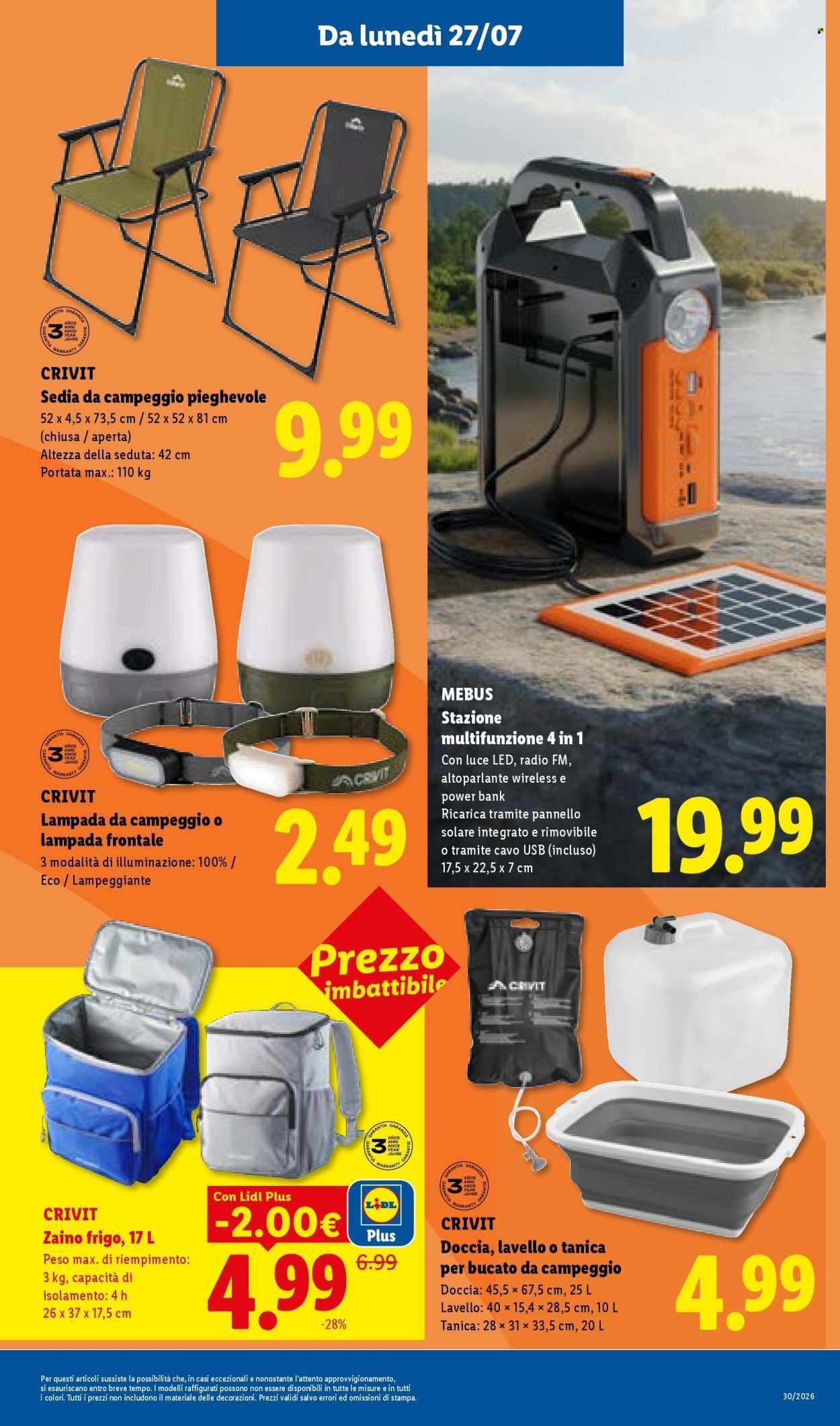 Volantino LIDL - L'estate del risparmio