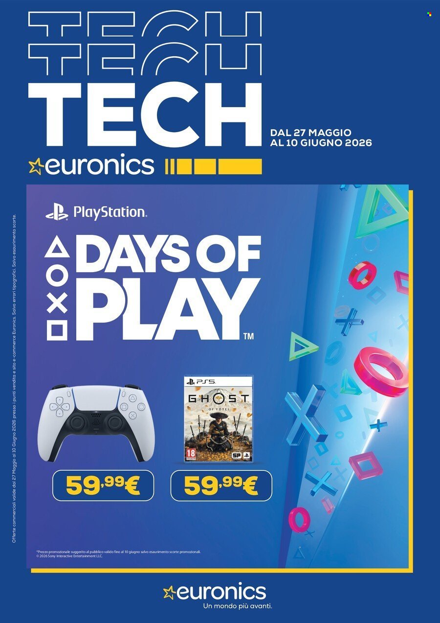 Volantino EURONICS - Speciale Sony